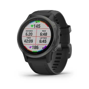 Foto Statistiche Orologio Garmin Pro 6S Sapphire Edition Nero