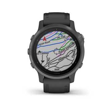 Foto Mappa Orologio Garmin Pro 6S Sapphire Edition Nero