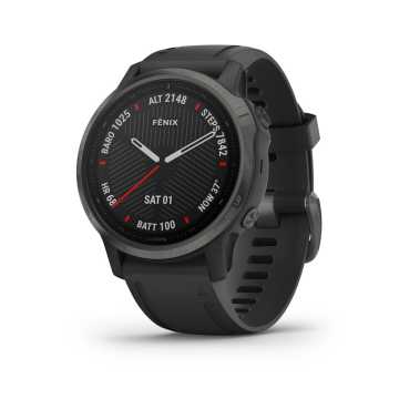 Foto Quadrante Ora Orologio Garmin Pro 6S Sapphire Edition Nero