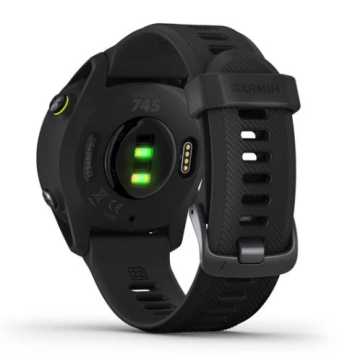 Foto Retro Orologio Garmin Forerunner 745 Nero
