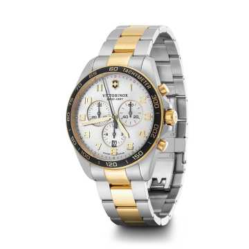 Foto Laterale Orologio Victorinox Fieldforce Classic Bicolore