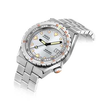 Foto Cassa Orologio Doxa Sub 600T Searambler  Stainless Steel Bezel Bracelet