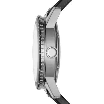 Foto Profilo Cassa Orologio Zodiac Super Sea Wolf 53 con Cinturino Caucciù