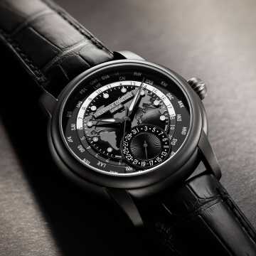 Foto Quadrante Orologio Frederique Constant Classic Worldtimer Manufacture Globetrotter 