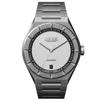 Foto Cinturino Pelle Orologio H992 H2 Black / Silver