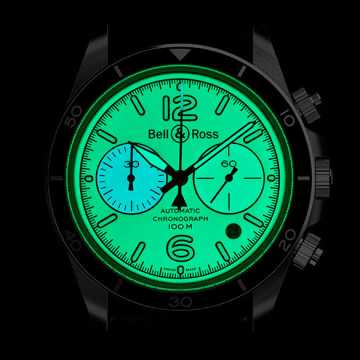 Foto Quadrante Orologio Bell&Ross Vintage BR V2-94 Full Lum