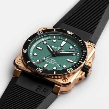 Foto Profilo Orologio Bell&Ross BR 03-92 Diver Black Green Bronze