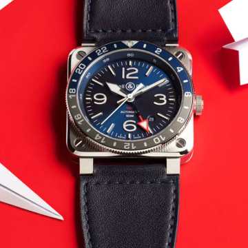 Foto Cassa Orologio Bell&Ross BR0393-BLU-ST/SCA