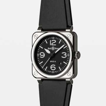 Foto Cassa Foto Fondello Orologio Bell-Ross BR03A-BL-ST-SRB