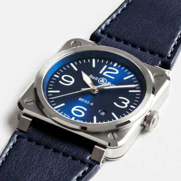 Foto Fondello Cassa Bell-Ross BR 03 Blue Steel BR03A-BLU-ST-SCA