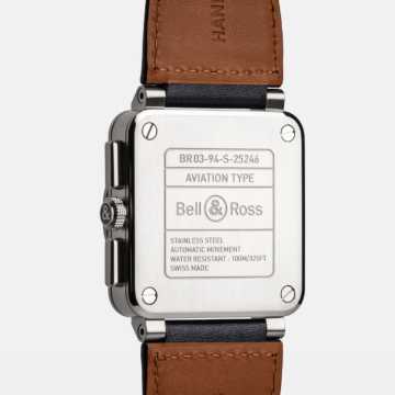 Foto Fondello Orologio Bell&Ross BR-03 Chrono Blue Steel