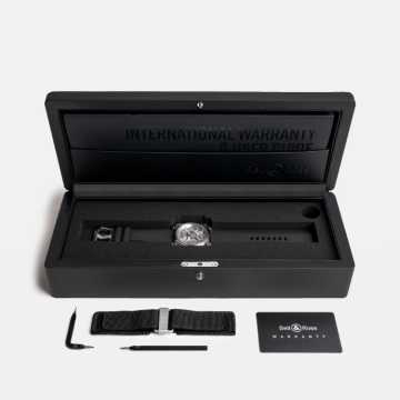 Foto Box Foto Quadrante Orologio Bell&Rosso BR 03 Skeleton 