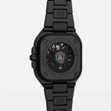 Foto Fondello Orologio Bell&Ross BR 05 Skeleton Black Lum Ceramic 