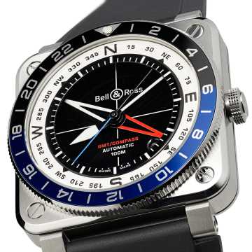 Foto Quadrante Orologio Bell&Ross BR-03 GMT Compass