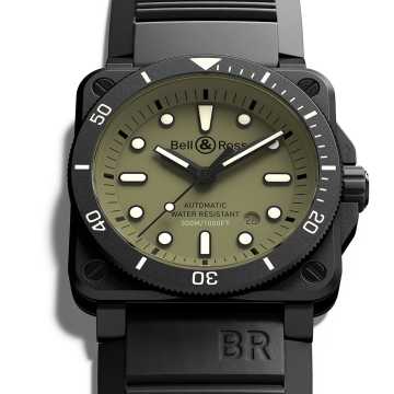 Foto Cassa Orologio Bell & Ross BR 03-2 Diver Military Limited Edition