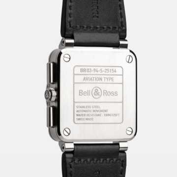 Foto Fondello Orologio Bell&Ross BR-03 Chrono Black Steel