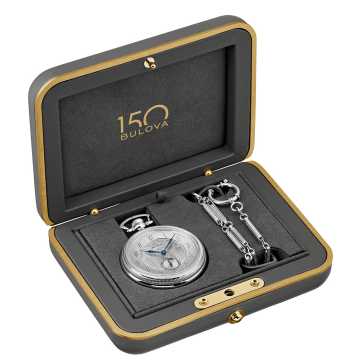 Foto Box Orologio da Tasca Bulova 150th Anniversary LE