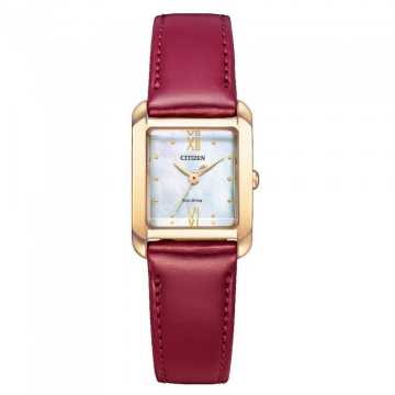 Foto Cinturino Pelle Orologio Citizen Lady Eco-Drive EW5593-64D
