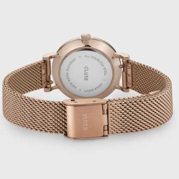 CLUSE - OROLOGIO BOHO CHIC PETITE MESH WHITE ROSE GOLD