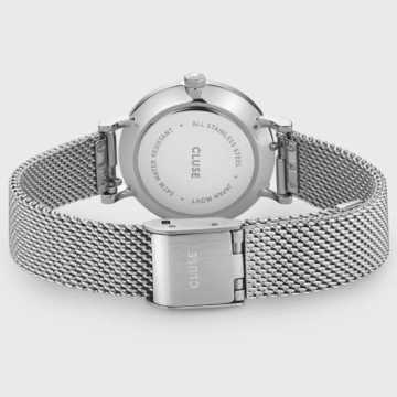 CLUSE - OROLOGIO BOHO CHIC PETITE MESH WHITE SILVER