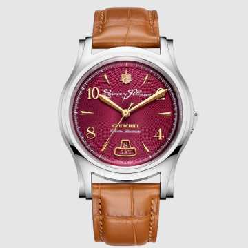 Foto Pelle Orologio Cuervo y Sobrinos Churchill Sir Winston