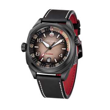 Foto Quadrante Orologio Buceador Caribe Cuervo y Sobrinos Black