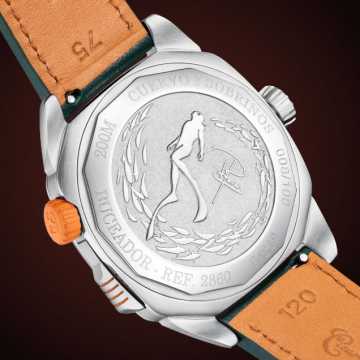 Foto Fondello Orologio Cuervo y Sobrinos Buceador Caribe Pipin