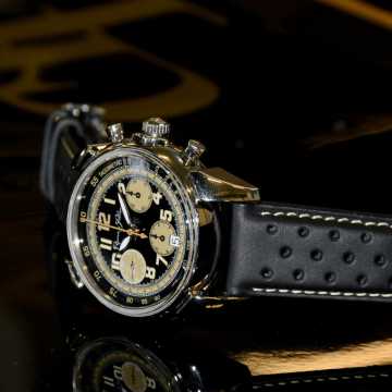 Foto Cassa Orologio Cuervo y Sobrinos Historiador Cronografo Estoril