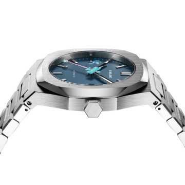Foto Cassa Orologio D1 Milano Automatic Bracelet Retro Blue ATBJ14
