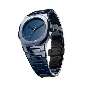 Foto Profilo D1 Milano Ceramica Pure Blue Orologio