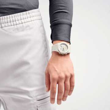 Foto Polso Orologio D1 Milano Polychrono Fossil Grey