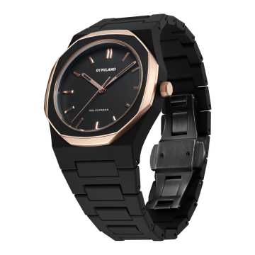 Foto Profilo Orologio D1 Milano Polycarbon Black Mesh PCBJ35