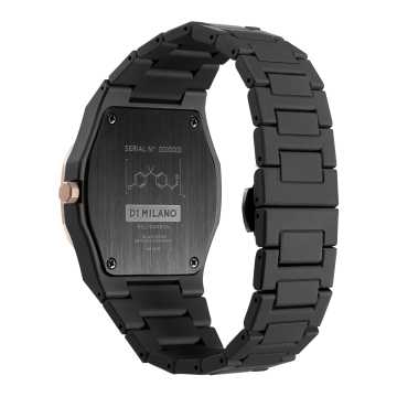 Foto Retro Orologio D1 Milano Polycarbon Black Mesh PCBJ35