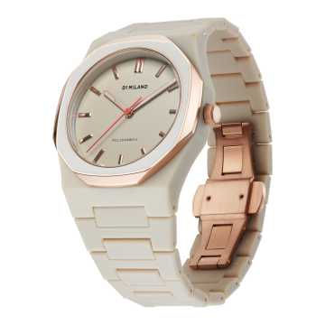 Foto Profilo Orologio D1 Milano Polycarbon Taupe Mesh PCBJ36