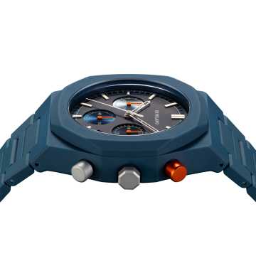 Foto Cassa Orologio D1 Milano Polychrono Neptune Blue