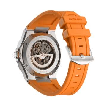 Foto Fondello D1 Milano Orologio Skeleton Slice Orange D1-SKRJ16