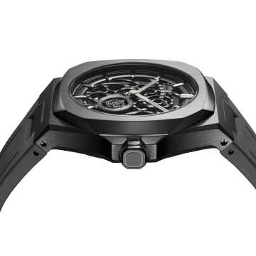 Foto Cassa Orologio D1 Milano Skeleton Jet Black 