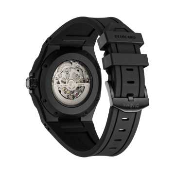 Foto Fondello Orologio D1 Milano Skeleton Jet Black 