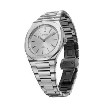 Foto Profilo Orologio D1 Milano Ultra Thin Groovy Silver 