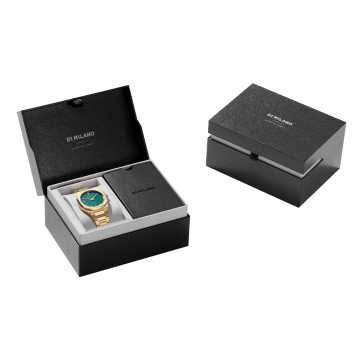 Foto Box Orologio D1 Milano Emerald Ultra Thin Bracelet