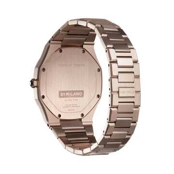 D1 MILANO - OROLOGIO CHAMPAGNE BROWN ULTRA THIN BRACELET