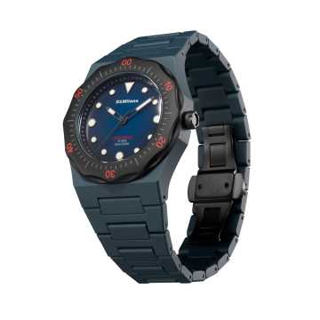 Foto Profilo Orologio D1 Milano Polycarbon Diver Blu