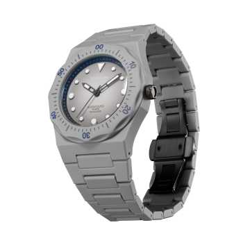 Foto Profilo Orologio D1 Milano Polycarbon Diver Grigio