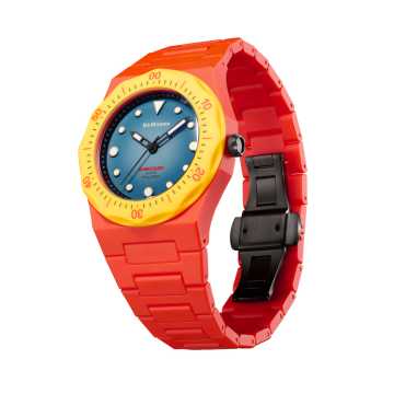 Foto Profilo Orologio D1 Milano Polycarbon Fire Diver