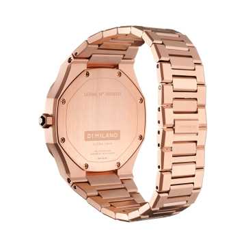 D1 MILANO - OROLOGIO ROSE NIGHT ULTRA THIN BRACELET 34 MM
