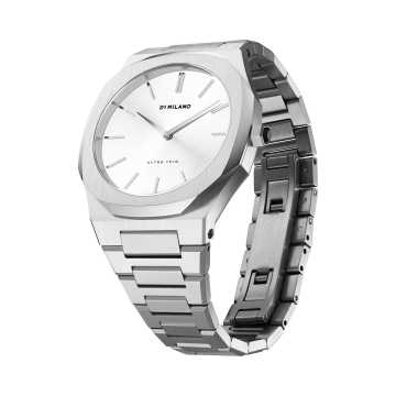 D1 MILANO - OROLOGIO SILVER CLOUD ULTRA THIN BRACELET 34 MM