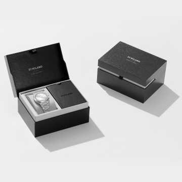 D1 MILANO - OROLOGIO SILVER CLOUD ULTRA THIN BRACELET 34 MM