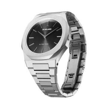 D1 MILANO - OROLOGIO SILVER NIGHTbULTRA THIN BRACELET 34 MM