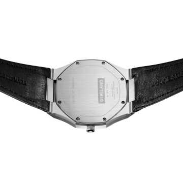 D1 MILANO - OROLOGIO SILVER ULTRA THIN LEATHER 40 MM