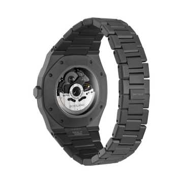 Foto Retro Orologio D1 Milano Skeleton Bracelet Sandblast Blue